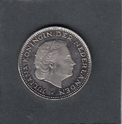 Beschrijving: 2 1/2 Gulden JULIANA haan